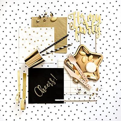 Metallic Gouden Servetten 20 stuks