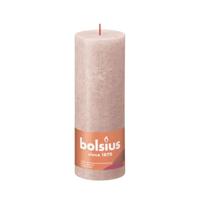 Bolsius Rustiek Stompkaars Misty Pink 190/68 - thumbnail