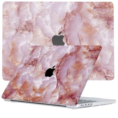 Lunso MacBook Pro 14 inch (2021-2024) cover hoes - case - Marble Finley
