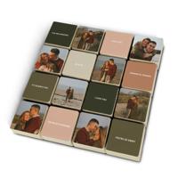 Foto op chocolade blokjes - thumbnail