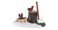 Axe and logs kerstfiguur LEMAX - Lemax - thumbnail