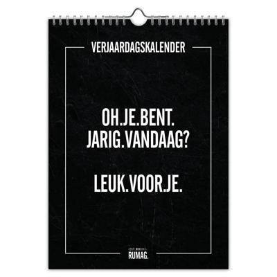 Rumag Verjaardagskalender