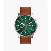 Fossil Men&apos;s Dillinger Brown Leather Strap Watch 48mm - thumbnail