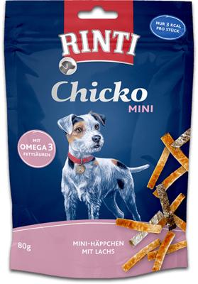 RINTI Chicko Mini Chicken and salmon - traktatie voor hond - 80g - thumbnail