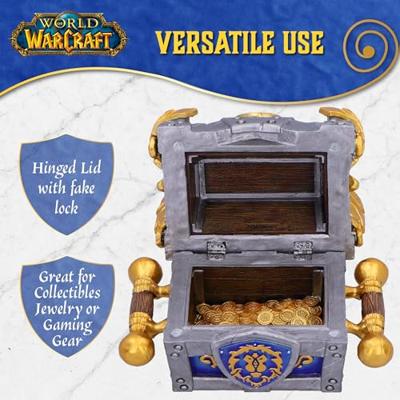 World of Warcraft Storage Box - Treasure Chest Alliance World of Warcraft Storage Box - Treasure Chest Alliance