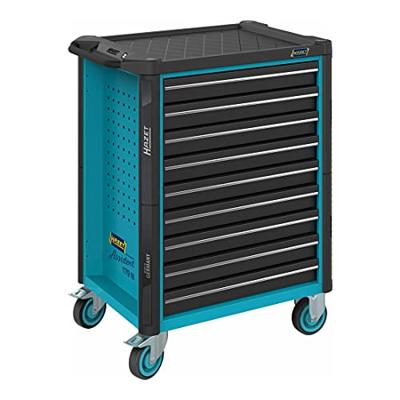 HAZET Gereedschapwagen - Assistent 179N - enkel 179N-9 - L x B x H: 785 mm x 518 mm x 1020 mm - Laden, ondiep: 9× 81 x 522 x 398 mm