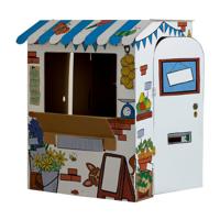 Kartonnen marktkraam xl bankers box play - thumbnail
