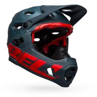 Bell Super DH Mips MTB fietshelm (Kleur: rood/blauw, Maat: L) - thumbnail