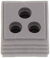 CONTA-CLIP KDS-DE 3X5-6 GR Afdichtingselement Met trekontlasting Klem-Ø (max.) 6 mm Thermoplastisch elastomeer Grijs 10 stuk(s) - thumbnail