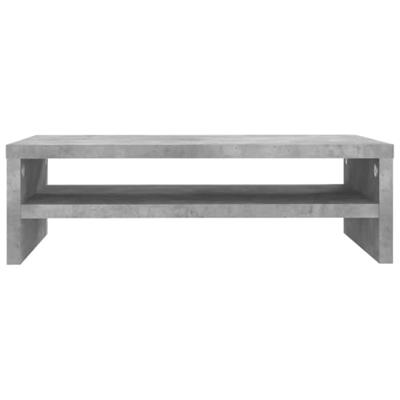 Monitorstandaard 42x24x13 cm spaanplaat betongrijs