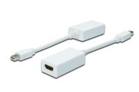 Digitus AK-340411-001-W DisplayPort / HDMI Adapter [1x Mini-DisplayPort stekker - 1x HDMI-bus] Wit 15.00 cm - thumbnail