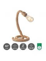 Light depot - tafellamp Pier Rope - bruin - Outlet - thumbnail