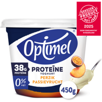Optimel Proteine Yoghurt Perzik Passievrucht 0% Vet bij Jumbo - thumbnail
