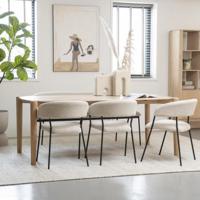 Eleonora Deens Ovale Eettafel 'Selbu' Eiken, 240 x 100cm - thumbnail