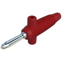 SKS Hirschmann Buela 300 K Pluimstekker Stekker, recht Stift-Ø: 4 mm Rood 1 stuk(s) - thumbnail