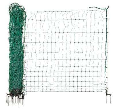 AKO Kippennet Maxi 122cm-25m. dubbele pen Groen/wit