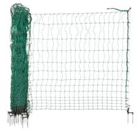 AKO Kippennet Maxi 122cm-25m. dubbele pen Groen/wit - thumbnail