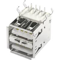 econ connect USBBU2A USBBU2A Inbouwbus USB-A print 2x USB Bus, inbouw horizontaal 2 poorten 1 stuk(s) - thumbnail