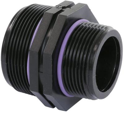 PP verloopnippel 1 x 1/2