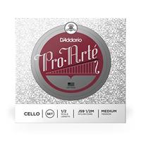 D&apos;Addario J59 1/2M Pro-Arté Cello String Set 1/2 Scale, Medium Tension Cello snaren - thumbnail
