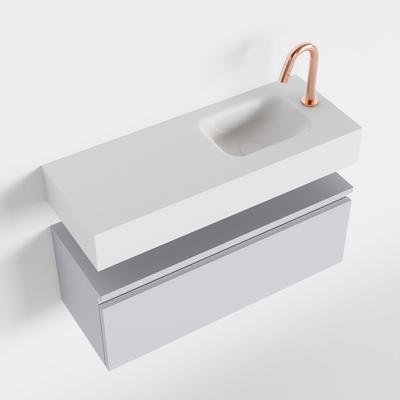 MONDIAZ ANDOR 80cm toiletmeubel cale. LEX 80cm wastafel talc rechts 1 kraangat MONDIAZ ANDOR 80cm toiletmeubel cale. LEX 80cm wastafel talc rechts 1 kraangat