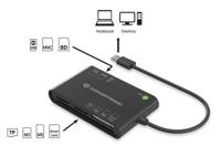 Conceptronic BIAN01B smart card reader USB 2.0 Zwart - thumbnail