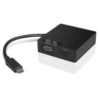 Lenovo GX90M61237 interface hub USB 3.0 (3.1 Gen 1) Type-C Zwart - thumbnail