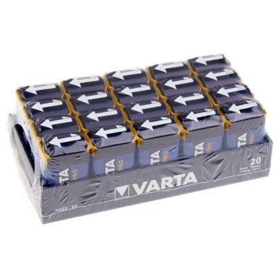 Alkaline Varta Industrial PRO batterij E 9V tray(20) - 3015383 Alkaline Varta Industrial PRO batterij E 9V tray(20) - 3015383