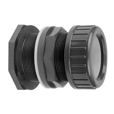 Europond Doorvoerkoppeling 50 mm met Klem - Duurzaam DRUK PVC voor Waterdichte Vijververbinding