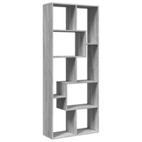 Kamerscherm / boekenkast 67x25x161,5 cm hout grijs sonoma eiken - thumbnail