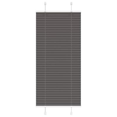 VidaXL Plissé rolgordijn 65x100 cm stofbreedte 64,4 cm polyester zwart VidaXL Plissé rolgordijn 65x100 cm stofbreedte 64,4 cm polyester zwart