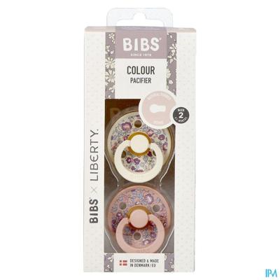 Bibs 2 Fopsp. Liberty Latex Rond Duo Eloise Blush