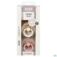 Bibs 2 Fopsp. Liberty Latex Rond Duo Eloise Blush - thumbnail