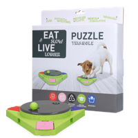 Eat Slow Live Longer Puzzle Triangle - thumbnail