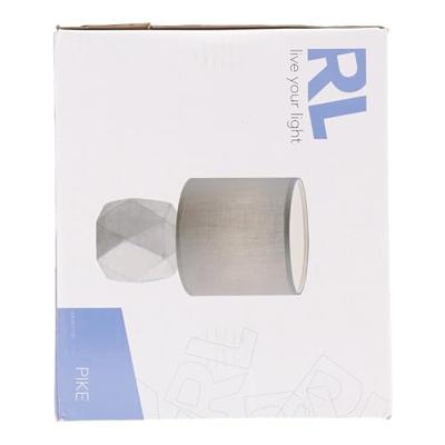 Trio TafellampPike 28cm betongrijs met titaan - R50831087