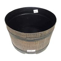 Nature standaard voor regenton met hout-look 45x28,5 cm bruin - thumbnail