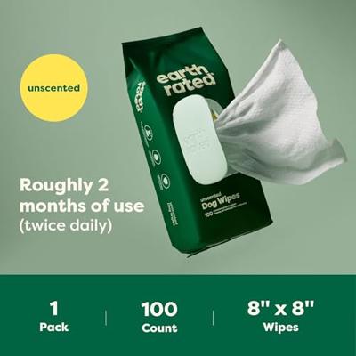 Earth Rated dog wipes geurloos composteerbaar
