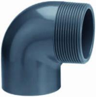 Europond Knie 90° Lijmverbinding/Buitendraad - 50mm x 1½" PVC voor Duurzame Vijverconstructie - thumbnail