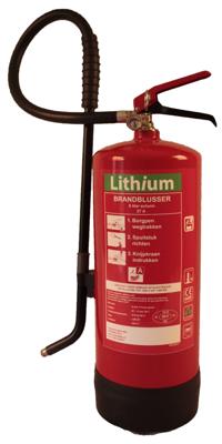 Lithium brandblusser 6 liter schuim 27A / LI - Lithium brandblusser 6 liter schuim Lithium brandblusser 6 liter schuim 27A / LI - Lithium brandblusser 6 liter schuim