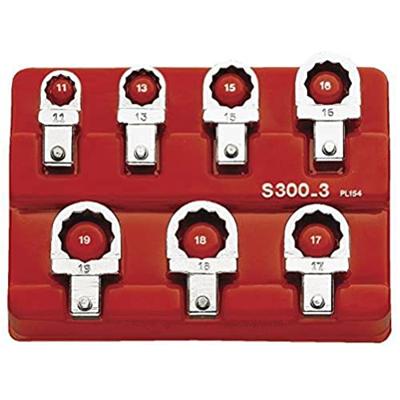 Facom module met opzetstukken nr.12 voor momentsleutels aandrijving 9x12 - S.300-3