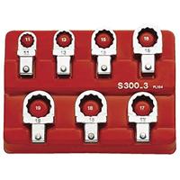 Facom module met opzetstukken nr.12 voor momentsleutels aandrijving 9x12 - S.300-3 - thumbnail