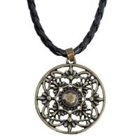 Hanger Mandala Goudkleurig (30 mm) - thumbnail