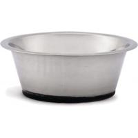 Hondenvoerbak rvs met antislip bodem 16 cm - thumbnail