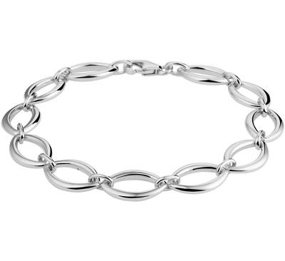 TFT Armband Zilver 10 mm 19 cm