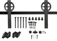 Intersteel Schuifdeursysteem Wheel - mat zwart - thumbnail