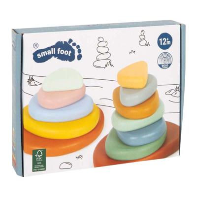Small Foot - houten montessori river rocks evenwichtsspel fsc Small Foot - houten montessori river rocks evenwichtsspel fsc