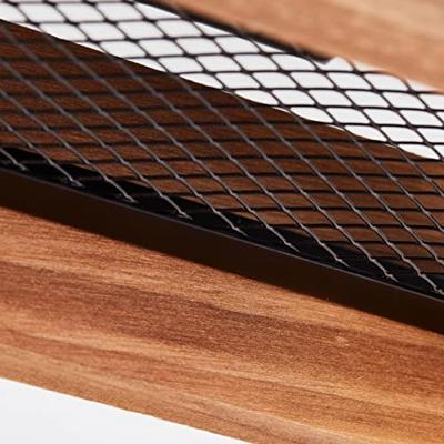 Brilliant PlafondlampCalandra 2-lichts zwart met houtbruin - 99449/76