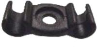 Bofix Kabelklem dubbel met parker per 25 - thumbnail