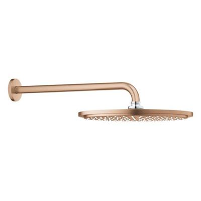 Regendoucheset GROHE Rainshower Cosmopolitan Metal 31 cm met Wandarm Warm Sunset Geborsteld