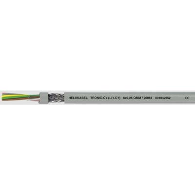 HELU 16037-1000 Datakabel LiYCY 18 x 0.75 mm² Grijs 1000 m